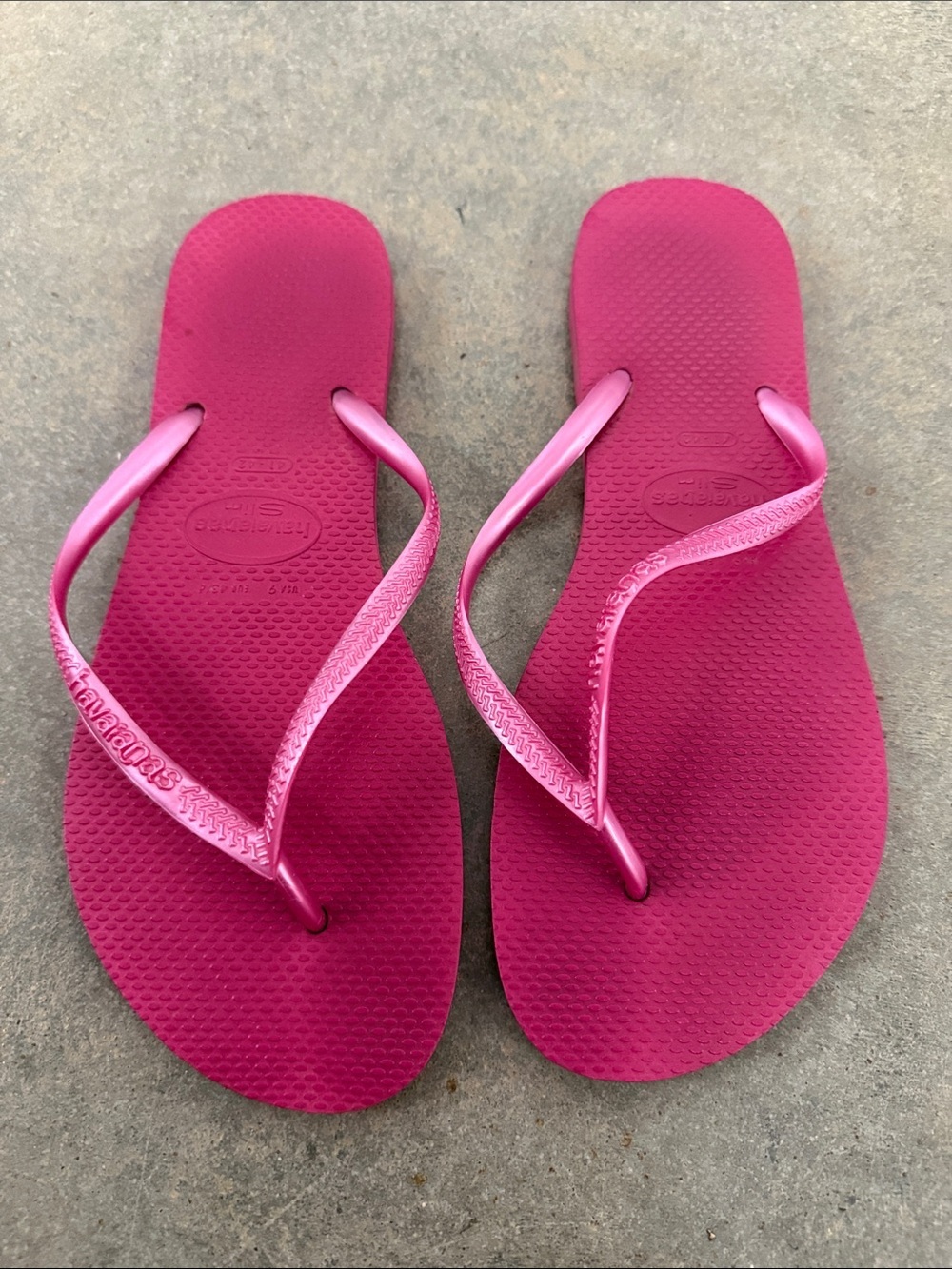 Havaianas Women's Pink Flip Flop Sandals